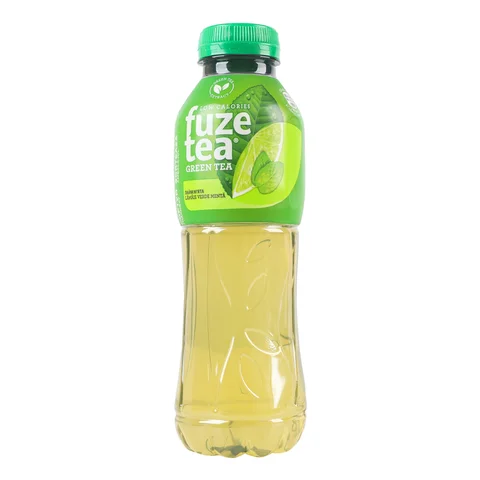 Чай FuzeTea зелений зі смаком м'яти та лайму 0,5л.