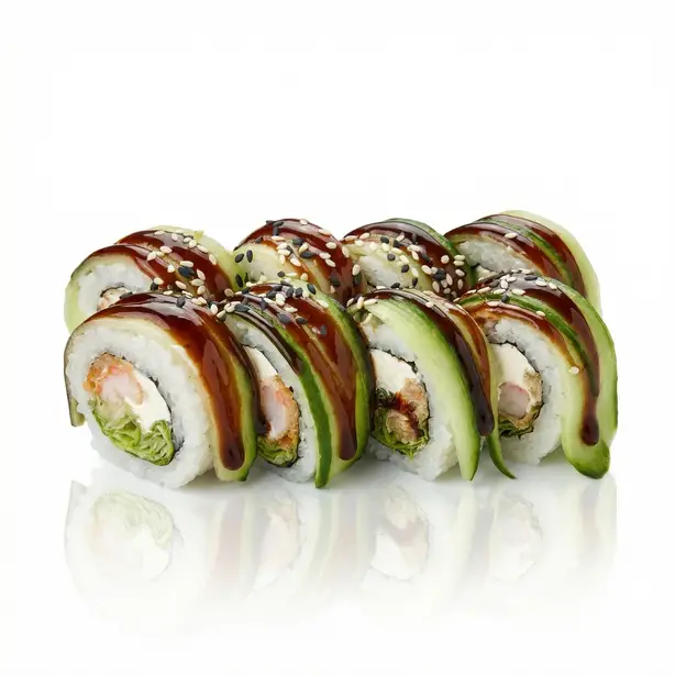 з огірком та креветкою з огірком та креветкою